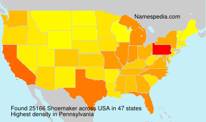 Surname Shoemaker in USA Surname Shoemaker in USA