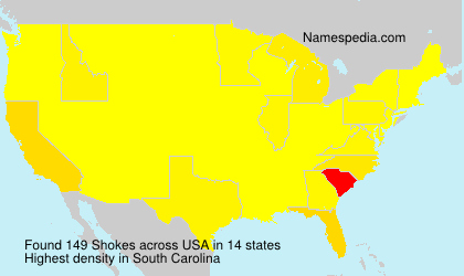 Surname Shokes in USA Surname Shokes in USA