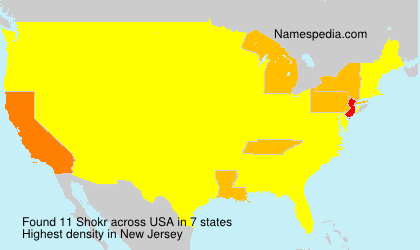 Surname Shokr in USA Surname Shokr in USA