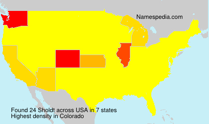 Surname Sholdt in USA Surname Sholdt in USA