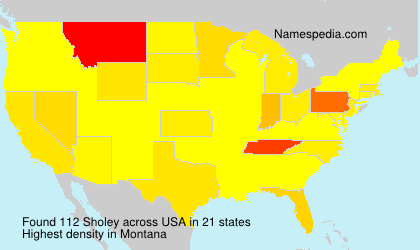 Surname Sholey in USA Surname Sholey in USA