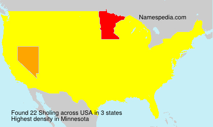 Surname Sholing in USA Surname Sholing in USA