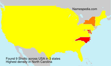 Surname Sholto in USA Surname Sholto in USA