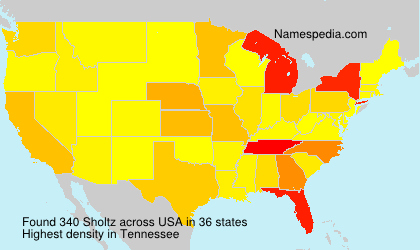 Surname Sholtz in USA Surname Sholtz in USA