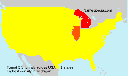 Surname Shomaly in USA Surname Shomaly in USA