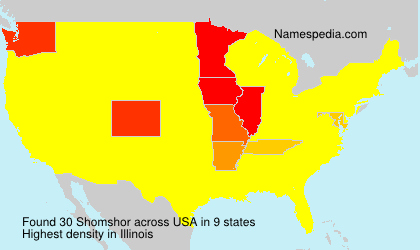 Surname Shomshor in USA Surname Shomshor in USA