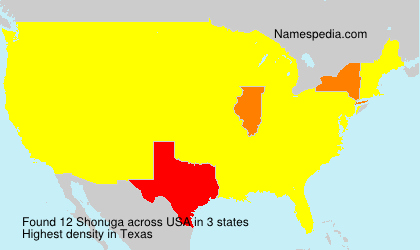 Surname Shonuga in USA Surname Shonuga in USA