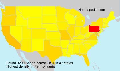Surname Shoop in USA Surname Shoop in USA