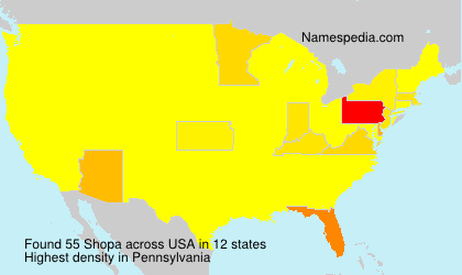Surname Shopa in USA Surname Shopa in USA