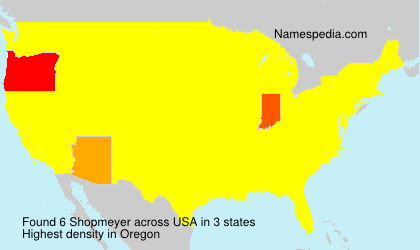 Surname Shopmeyer in USA Surname Shopmeyer in USA