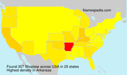 Surname Shoptaw in USA Surname Shoptaw in USA