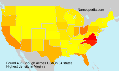 Surname Shough in USA Surname Shough in USA