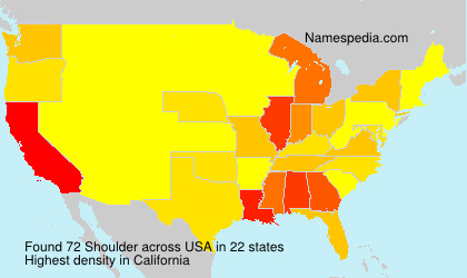 Surname Shoulder in USA Surname Shoulder in USA