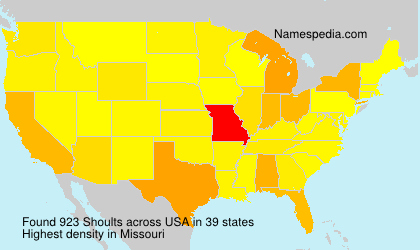 Surname Shoults in USA Surname Shoults in USA