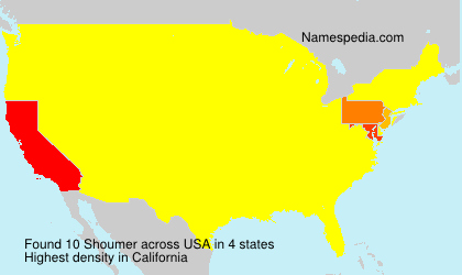 Surname Shoumer in USA Surname Shoumer in USA