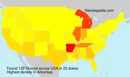 Surname Shourd in USA Surname Shourd in USA