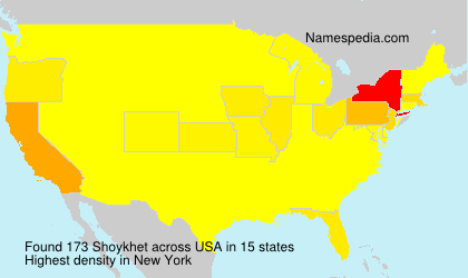 Surname Shoykhet in USA Surname Shoykhet in USA