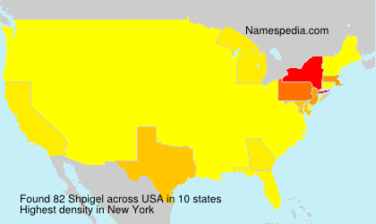 Surname Shpigel in USA Surname Shpigel in USA