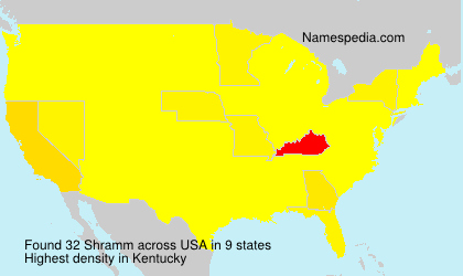 Surname Shramm in USA Surname Shramm in USA