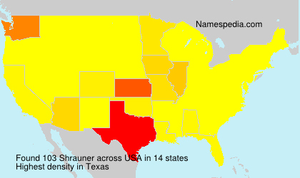 Surname Shrauner in USA Surname Shrauner in USA