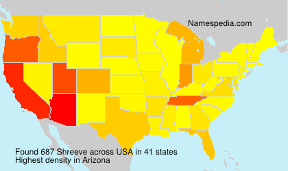 Surname Shreeve in USA Surname Shreeve in USA