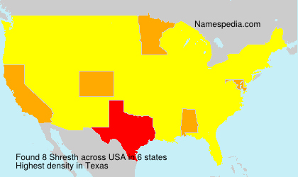 Surname Shresth in USA Surname Shresth in USA