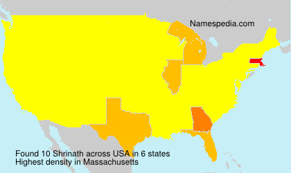 Surname Shrinath in USA Surname Shrinath in USA