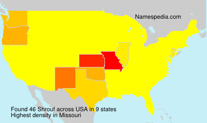 Surname Shrouf in USA Surname Shrouf in USA