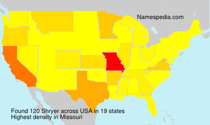 Surname Shryer in USA Surname Shryer in USA