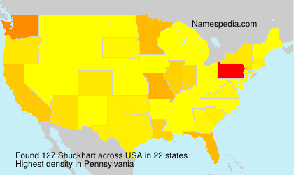 Surname Shuckhart in USA Surname Shuckhart in USA