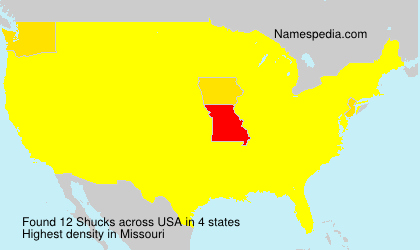 Surname Shucks in USA Surname Shucks in USA