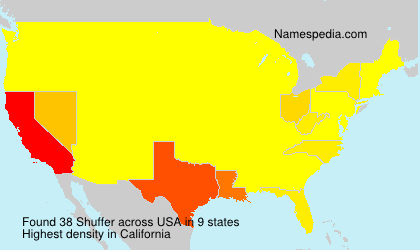 Surname Shuffer in USA Surname Shuffer in USA