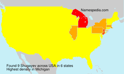 Surname Shugayev in USA Surname Shugayev in USA