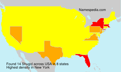 Surname Shugol in USA Surname Shugol in USA