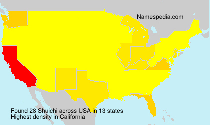 Surname Shuichi in USA Surname Shuichi in USA