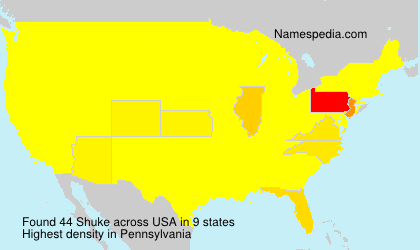 Surname Shuke in USA Surname Shuke in USA