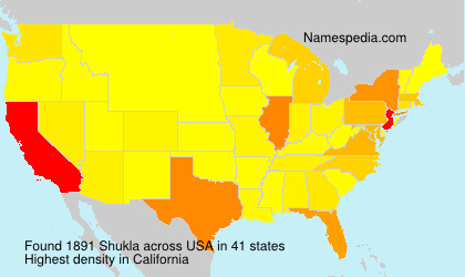Surname Shukla in USA Surname Shukla in USA