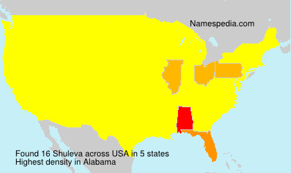 Surname Shuleva in USA Surname Shuleva in USA