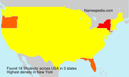 Surname Shulevitz in USA Surname Shulevitz in USA