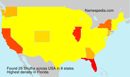 Surname Shulha in USA Surname Shulha in USA