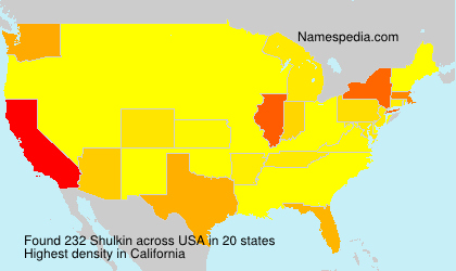 Surname Shulkin in USA Surname Shulkin in USA