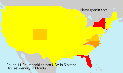 Surname Shumanski in USA Surname Shumanski in USA