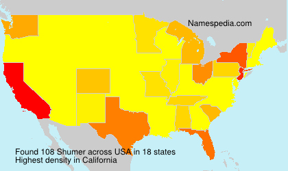 Surname Shumer in USA Surname Shumer in USA