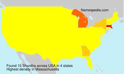 Surname Shurdha in USA Surname Shurdha in USA