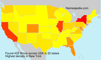 Surname Shure in USA Surname Shure in USA