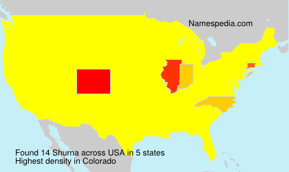 Surname Shurna in USA Surname Shurna in USA