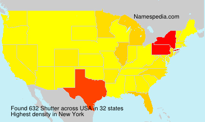 Surname Shutter in USA Surname Shutter in USA