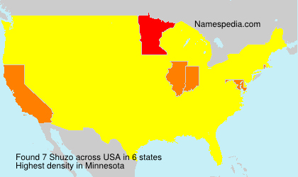 Surname Shuzo in USA Surname Shuzo in USA
