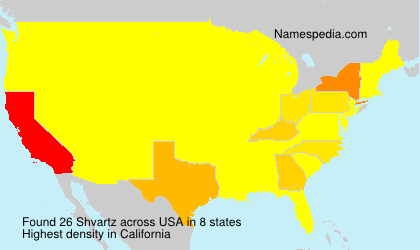 Surname Shvartz in USA Surname Shvartz in USA