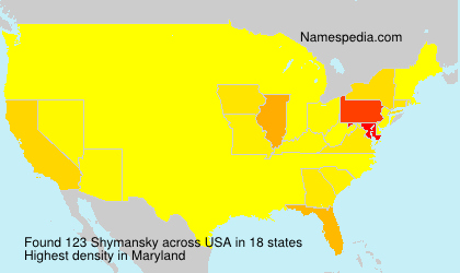 Surname Shymansky in USA Surname Shymansky in USA